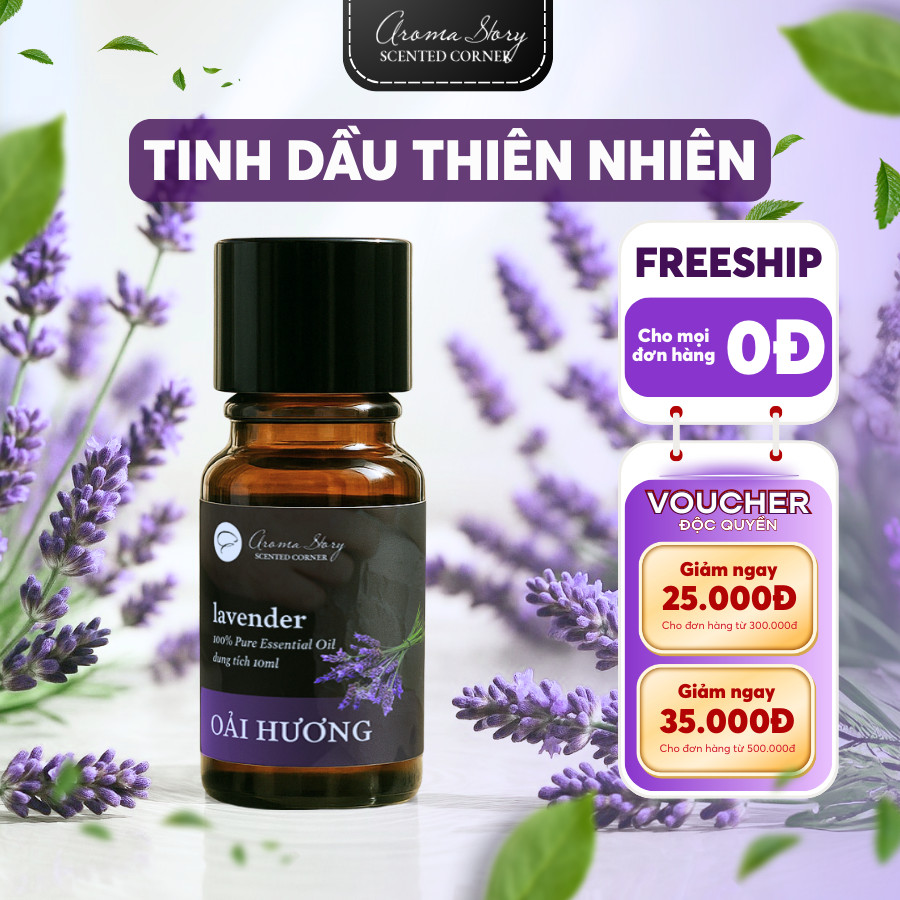 Tinh Dầu Thơm Xông Phòng Aroma Story 10ml – Hơn 20 Mùi Hương Thiên Nhiên, Thư Giãn & Dễ Ngủ