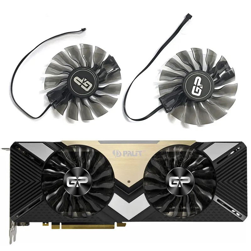 2FAN 88MM 4PIN GA92S2H DC 12V 0.35A RTX2080TI GPU FAN cho Palit RTX 2080 Ti Gaming Pro OC Card đồ họ