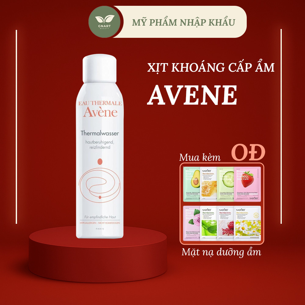 Xịt khoáng Avene 300ml cấp ẩm avene dưỡng ẩm Cấp Nước, Làm Dịu & Giảm Kích Ứng Mỹ Phẩm Nhập Khẩu Chí