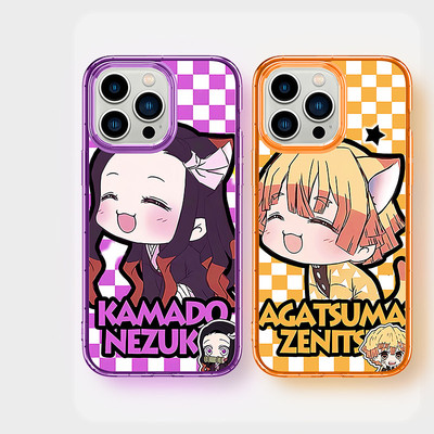 JURSUE Ốp lưng nam nữ cặp đôi dễ thương đẹp hoạt hình Anime độc lạ ngộ nghĩnh chống sốc chống bẩn mềm cho iPhone 16 15 14 13 12 11 PRO MAX SE 2020 X XR XS ip 8 7 Plus kute XYP165