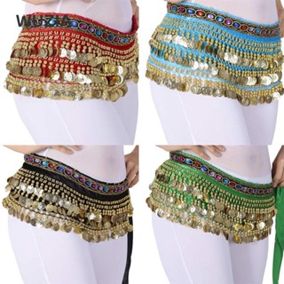 WUZIA Đai Khiêu Vũ Bụng , Tua Rua Cho Thái Lan / Ấn Độ / Ả Rập Khăn Hông, Kim Cương Giả Sáng Bóng Váy Múa Nữ