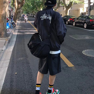  Stussy X Nike Logo Nam In Áo Khoác Nữ Dệt Thể Thao Áo Khoác Rời Thường Ngày 