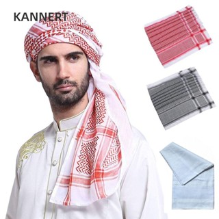  Kannert 1 Chiếc Khăn Khăn choàng cổ vuông đa chức năng Quấn khăn xếp Hijab Ả Rập Kafiya Keffiyeh Trang phục truyền thống Khăn choàng kẻ sọc Bandana 