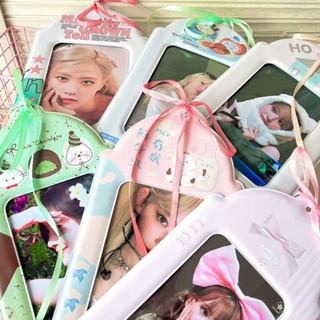 Ins Bow A5 Hộp đựng thẻ Jumbo Hộp đựng thẻ nhỏ Hộp đựng thẻ thần tượng