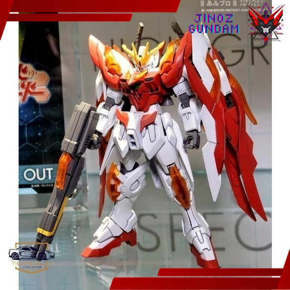 Mô hình lắp ráp Bandai HG BF Wing Gundam Zero Honoo - Tiệm Nhà Jin