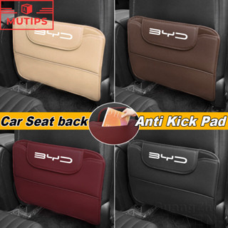  BYD Ghế Ngồi Ô Tô Chống Đá Miếng Lót Da PU Chống Thấm Nước Bảo Vệ Thảm Cho Cá Heo Atto 3 Sealion 6 Sealion 7 M6 Seal U Han EV Seagull Atto3 Yuan plus 