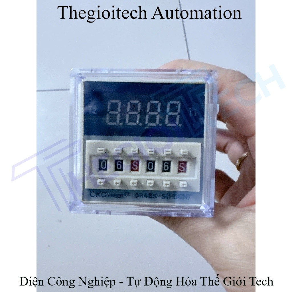 Rơ Le Thời Gian CKC DH48S-S (H5CN), Relay Thời Gian CKC Hẹn Tắt Mở 12V, 24V, 220V, 380V