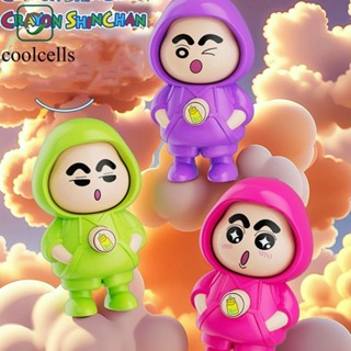  Coolcells Crayon Shin-chan Búp bê thay đổi khuôn mặt Đồ chơi trang điểm mặt Shin-chan bằng nhựa Đồ thủ công DIY phong cách Trung Quốc 3 mặt Đồ chơi thay đổi khuôn mặt Đồ chơi trẻ em 