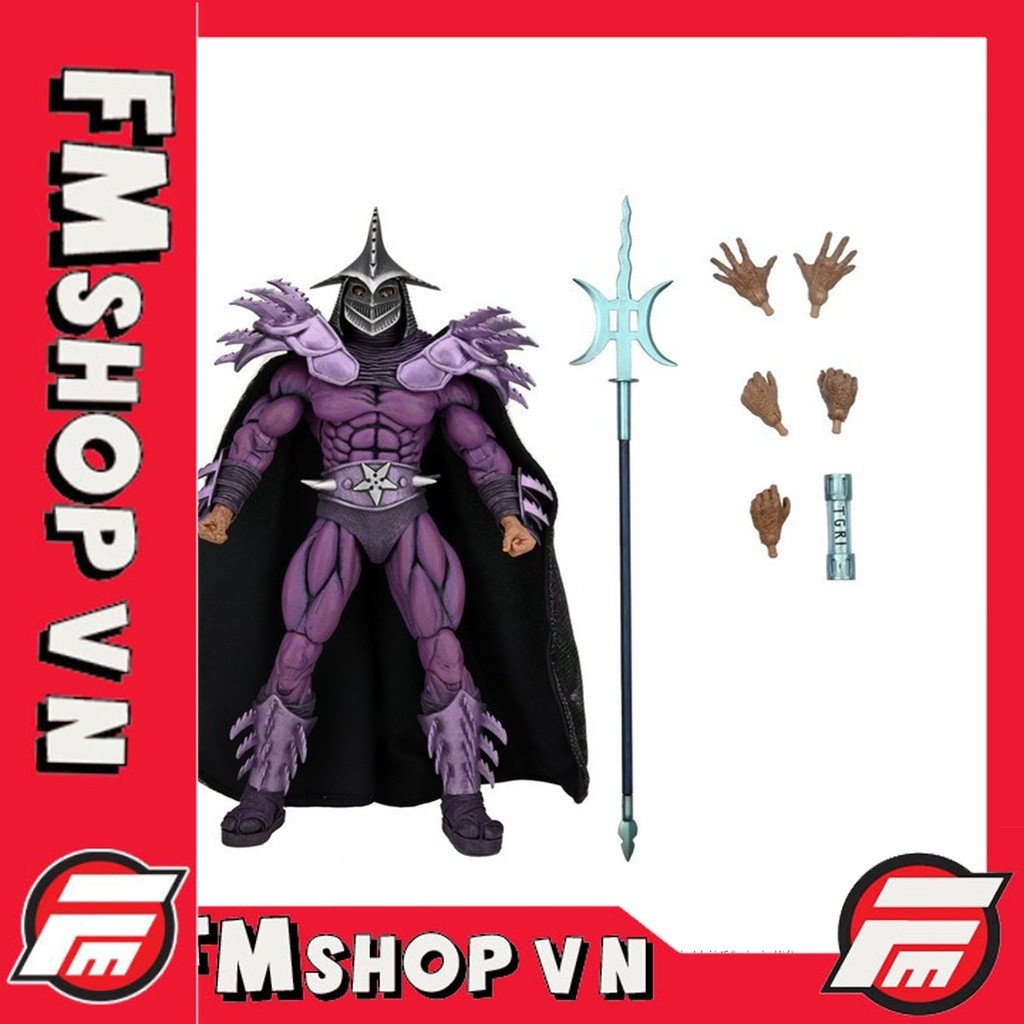 (CÓ SẴN) MÔ HÌNH CHÍNH HÃNG NHÂN VẬT NECA SUPER SHREDDER