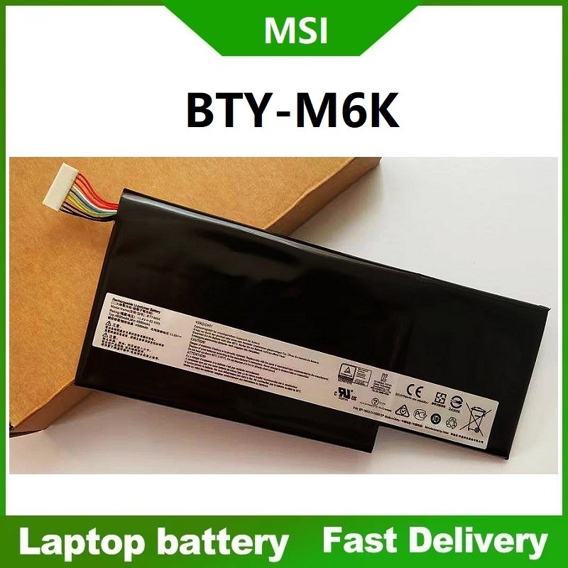 BTY-M6K MSI Pin chính hãng cho MS-16R1 MSI gf63 gf65 gf75 dòng gf65 mỏng 9sd gf63 8rc