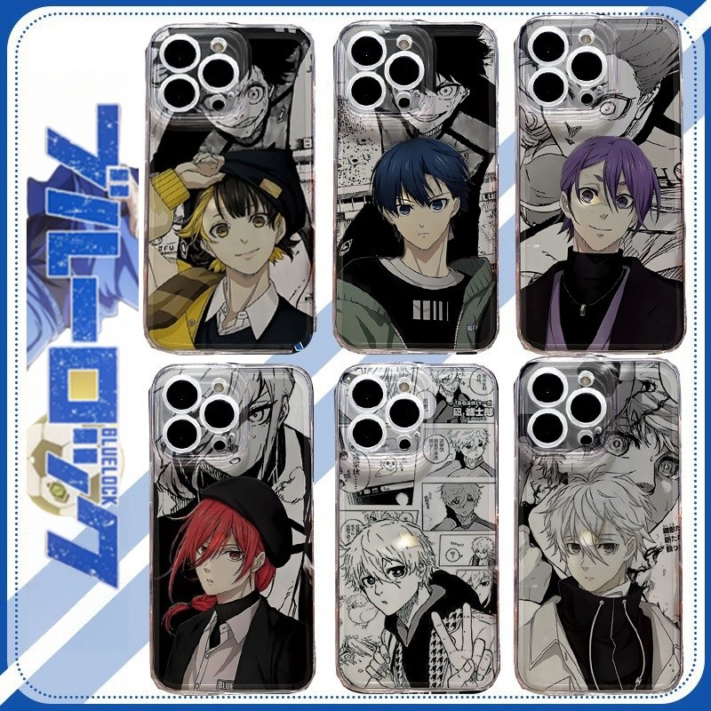 Ốp Điện Thoại Cho IPhone 11 Pro MAX 6 6S 7 8 Plus X XS MAX XR 13promax 14promax Hoạt Hình Anime BLUE