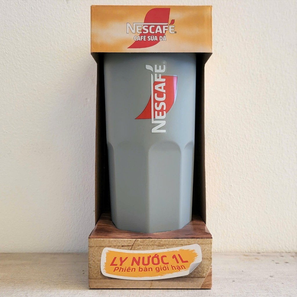 [ Quà tặng] Ly Nhựa Nescafe Dung Tích 1L