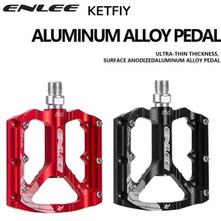 Bàn đạp xe đạp leo núi KETFIY, Bàn đạp xe đạp chịu lực CNC siêu nhẹ, Phụ kiện đi xe đạp bằng hợp kim nhôm chất lượng cao Bàn đạp chân một mảnh