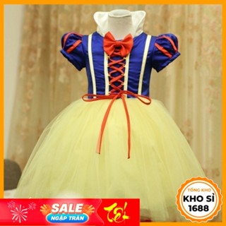 Váy bạch tuyết cho bé gái đầm công chúa tay ngắn quà sinh nhật E154