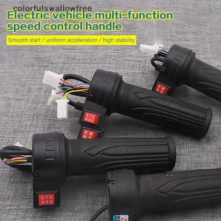 Colorfulswallowfree Tay ga Tay cầm ga Xe tay ga Điện Phần Tay lái tốc độ Tay ga Đi xe đạp Tay ga Tay ga Tay ga E-Bike Twist ga ABC