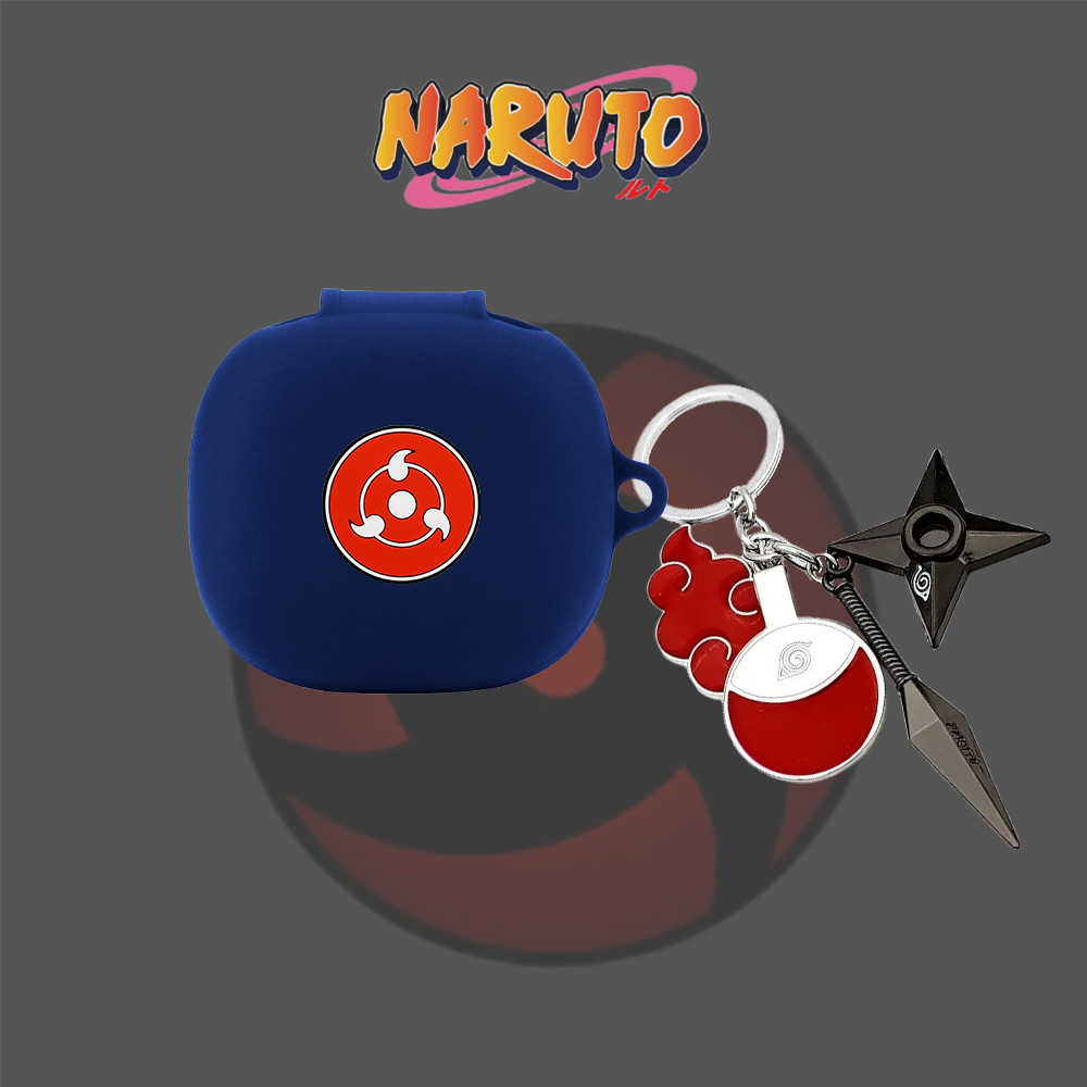 For EarFun Air Pro4 Case Anime Naruto Keychain Pendant Cartoon Silicone Soft Case EarFun Air Pro4 Sh