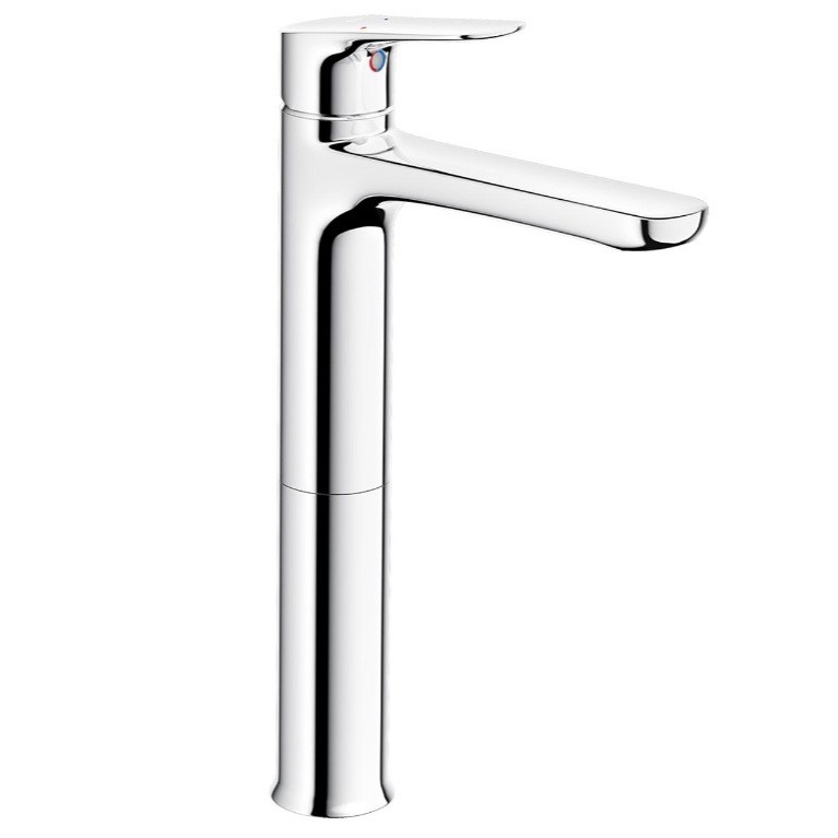 Vòi cao Nóng Lạnh Chậu rửa Lavabo đặt bàn đá chính hãng Inax LFV-1402SH (Không bao gồm đầu xi phông)