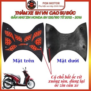 Thảm để chân Sh 2012-2016. Thảm Cao Su Sh 125/150i Dày Đẹp