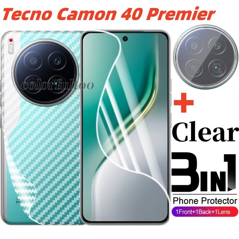Tecno Camon40 2025 Mặt trước Bảo vệ toàn diện Phim Hydrogel cho Tecno Camon 40 Premier Camon40Premie