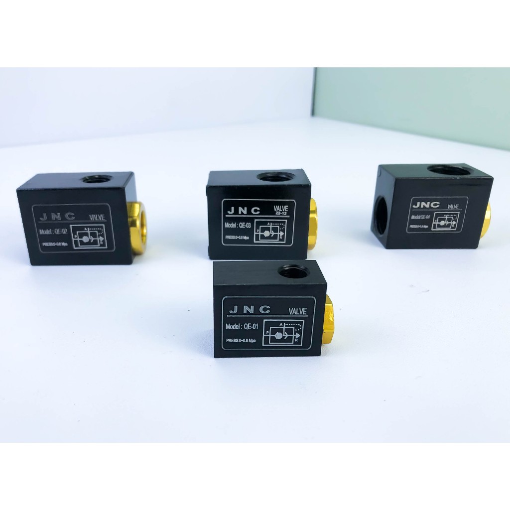 Van xả nhanh khí nén QE-01/ QE-02/ QE-03/ QE-04 - Van xả khí nén một chiều QE - Van xả khí nén QE