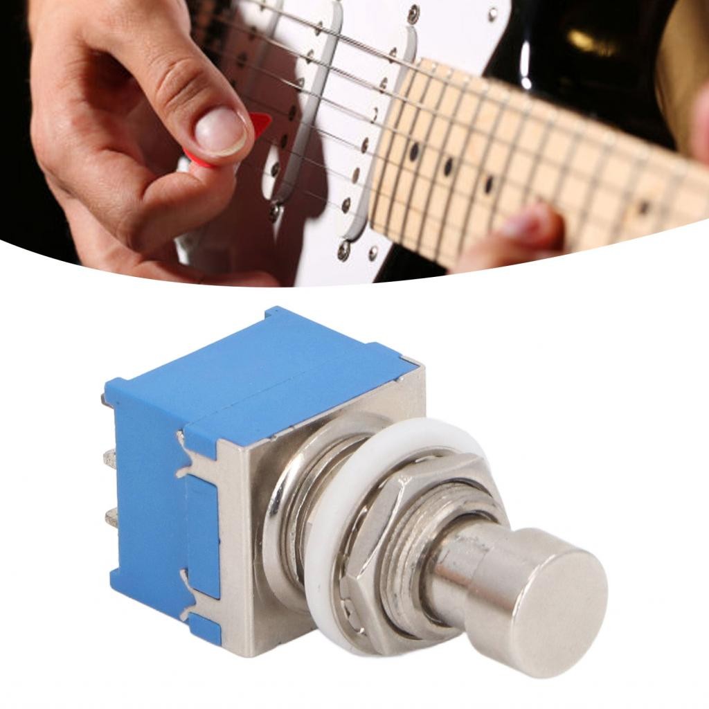 Guitar Effect Pedal Footwitch Foot Switch True Bypass 9 Pin 3pdt cho thiết bị âm thanh
