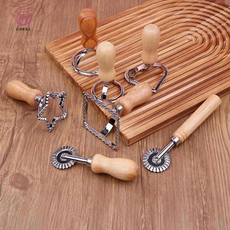 [CENJ] Khuôn cắt bánh ngọt Ravioli Khuôn ép bánh bao Thiết bị dập nổi ren Ravioli Khuôn làm bánh Rav