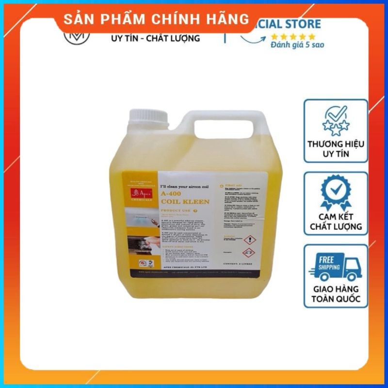 Chất tẩy rửa dàn nhôm A=400 ( Coil Kleen) Apex 5 lít