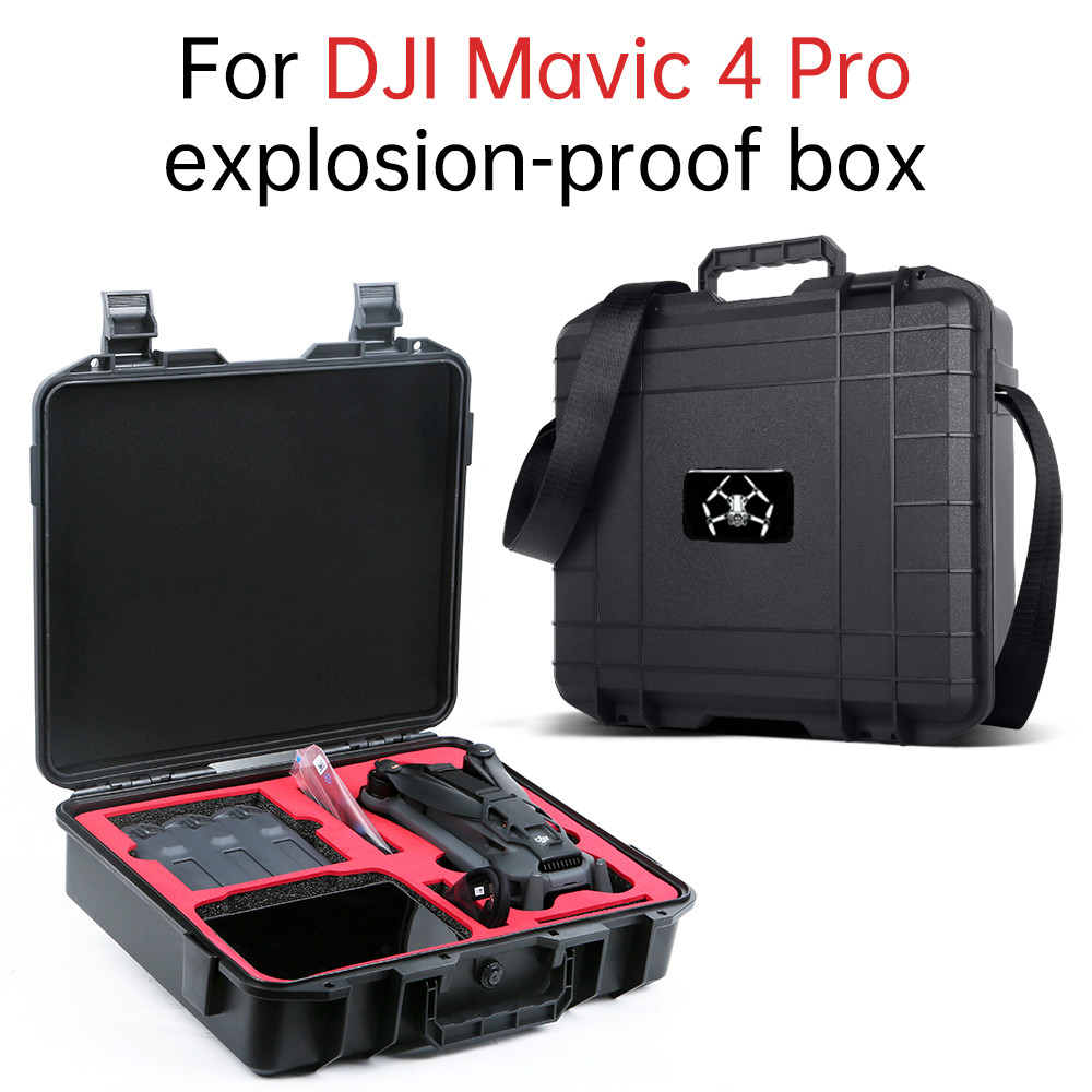 Dành Cho DJI Mavic 4 Pro Hộp Chống Cháy Nổ Cho DJI Mavic 4 Pro Hộp Bảo Quản Một Vai Cho DJI Mavic 4 