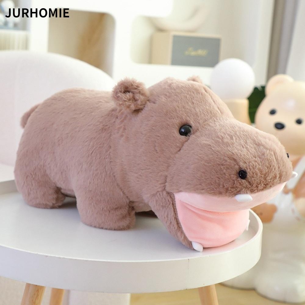 Jurhomie Thú Nhồi Bông, Hoạt Hình Đáng Yêu Sang Trọng Đồ Chơi, Dễ Thương Trang Trí Nhà Miệng Lớn Moo