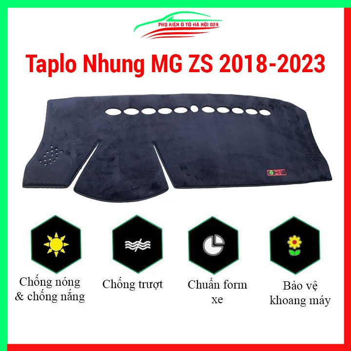 Thảm Taplo xe Ô Tô MG ZS 2018-2023 nhung