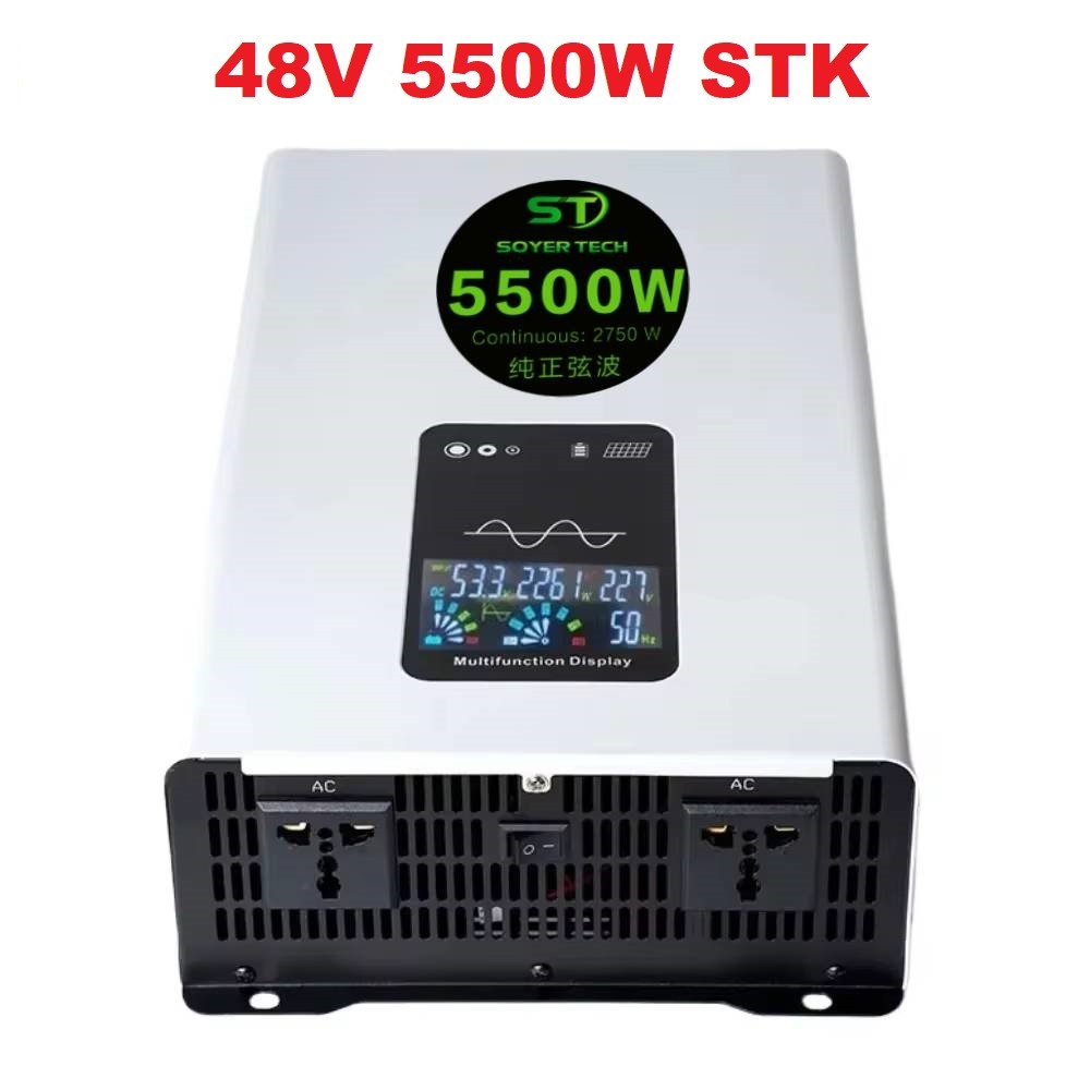Bộ Đổi Nguồn 48V sang 220V Sin Chuẩn 48V 5500W Mã STK-HÃNG SOYER TECH