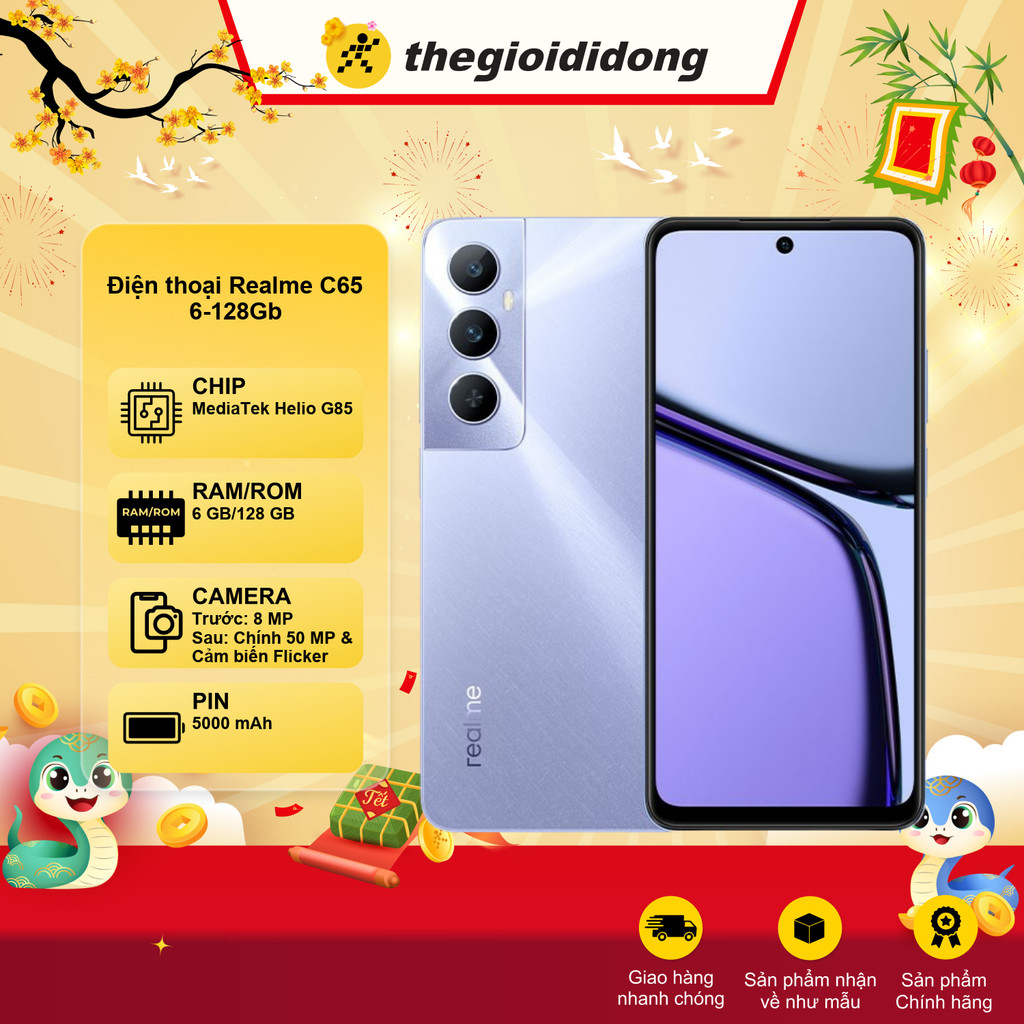 Điện thoại realme C65 (6GB/128GB)