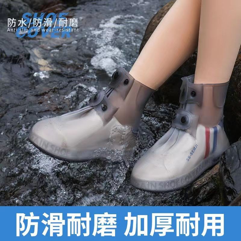 Nắp Boot Mưa Silicon Chống Mài Mòn Mưa Boot Bao Nam Nữ Đi Mưa Boot Cover 54