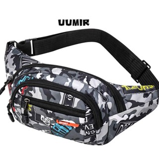 Túi đeo chéo UUMIR, Túi thắt lưng thể thao ngoài trời dung tích cao, Túi vải nhung chống thấm nước thời trang du lịch