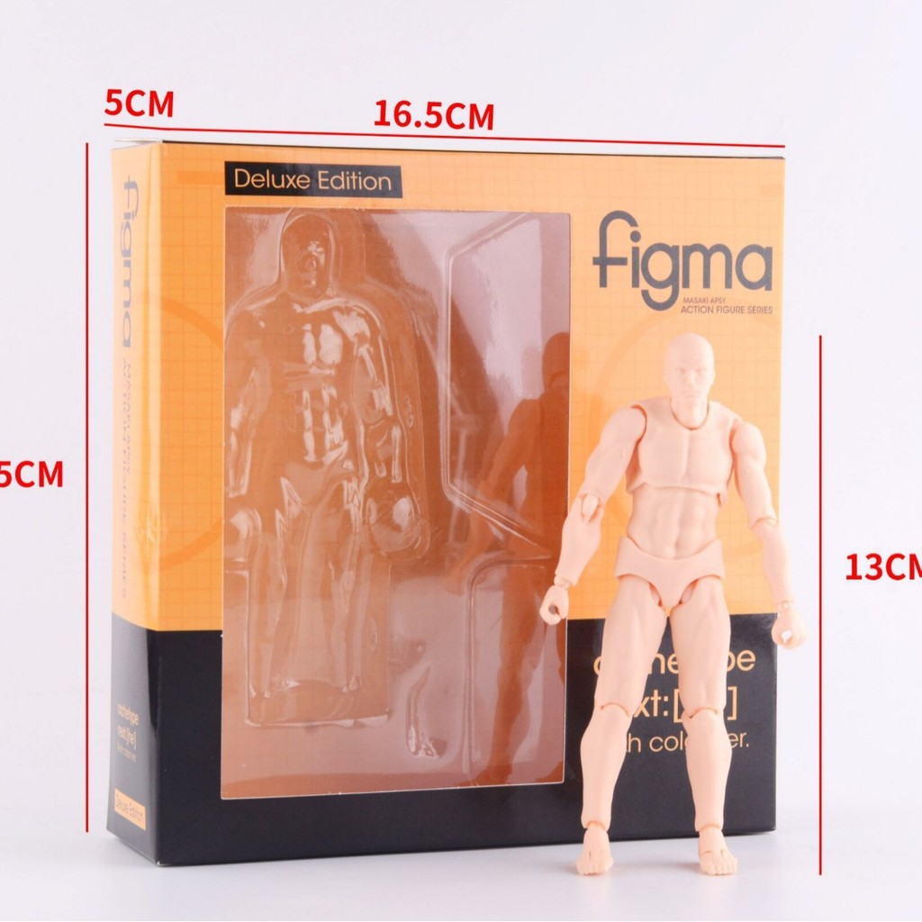 Figma Kỷ niệm 15 năm Ver. 2.0 Nam Nữ Nhân Vật Hành Động Mô Hình Cơ Thể Được Khớp Nối Hoàn Toàn Tượng