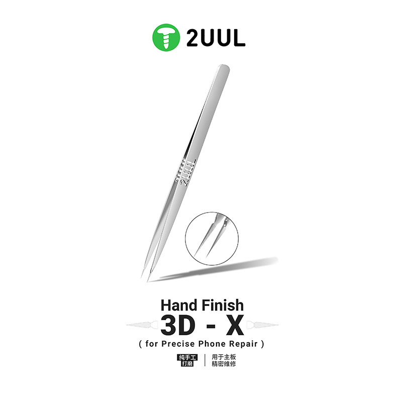 2UUL TW02 Nhíp cầm tay chính xác 3D-X Độ bền cao cho điện thoại di động Bảo trì IC Chip Micro Sửa ch