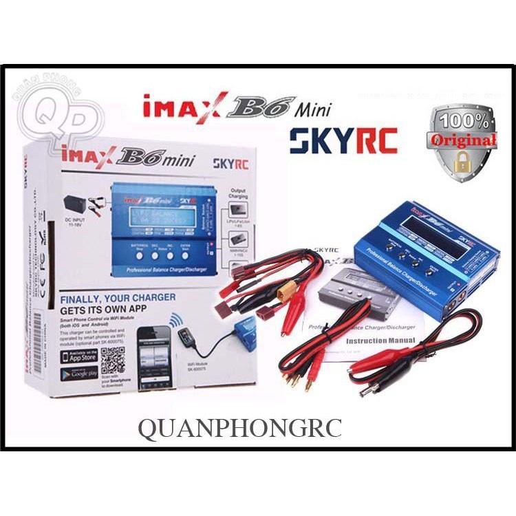 Sạc Chính hãng Imax B6 Mini SkyRc (KHÔNG NGUỒN)