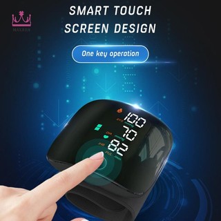 Máy đo huyết áp cổ tay Maxrrh Máy đo huyết áp y tế tại nhà Máy đo huyết áp hoàn toàn tự động Dụng cụ đo điện tử mới