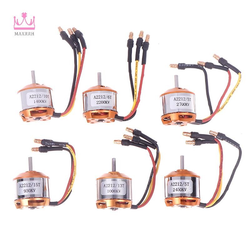 Động cơ không chổi than Maxrrh A2212 930 / 1000 / 1400 / 2200 / 2450 / 2700KV cho máy bay RC Máy bay