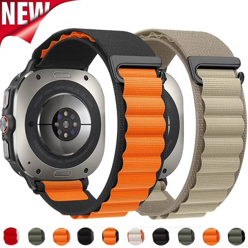 Dây đeo Nylon Alpine Loop cho Samsung Galaxy Watch 7 Ultra 47mm Band Sport Watchband cho Samsung Gal