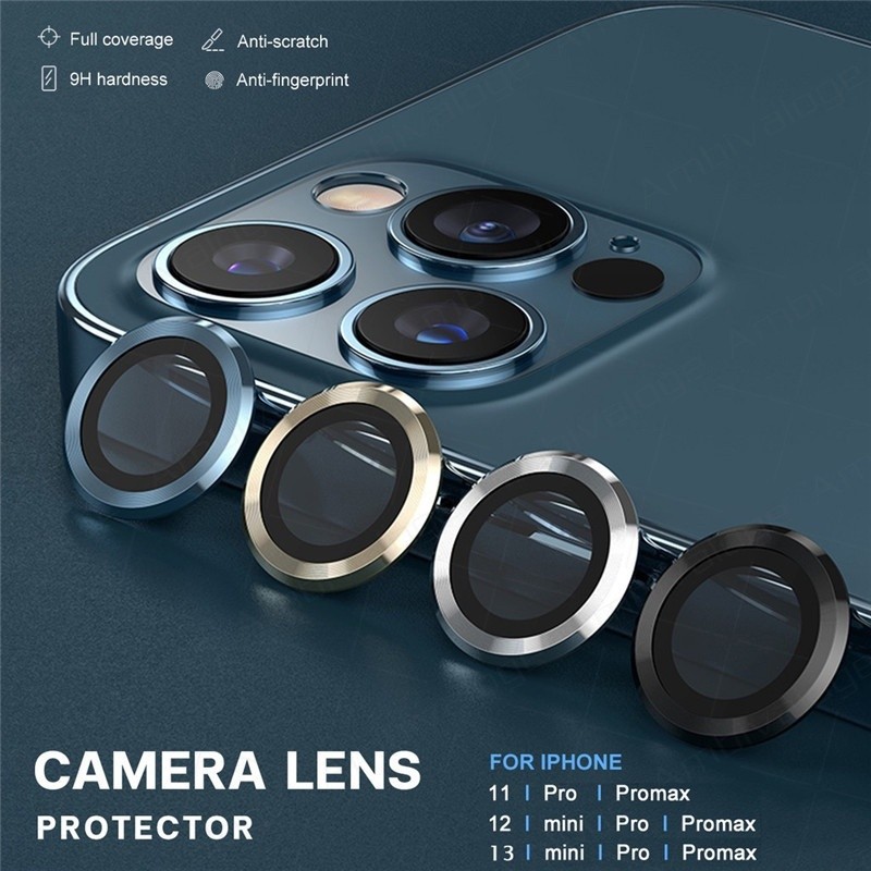 Kính Cường Lực Bảo Vệ Camera Sau Cho iPhone 11 12 13 14 15 16 17 Pro Max Air
