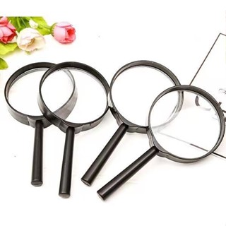 Kính Lúp Cầm Tay Size 60mm Phóng To 5X Lần Dùng Làm Thí Nghiệm, Đọc Sách Báo, Soi Côn Trùng