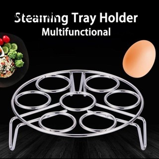 Giá hấp trứng CÔNG CỤ, Giá đỡ khay hấp đa chức năng bằng thép không gỉ, Chân máy bền bỉ Kệ cách nhiệt gia đình cho nồi cơm điện