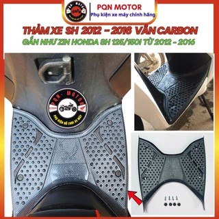 Thảm Để Chân Sh 2012 - 2016, Sh 125/150i Vân Carbon Chính Hãng Aristar. Thảm Sh 2012 - 2016