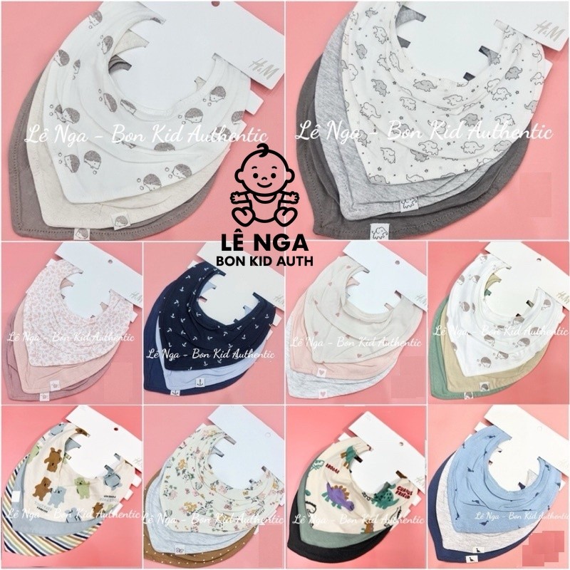 [BONKID] Set yếm cổ HM US/UK size 4m-3y