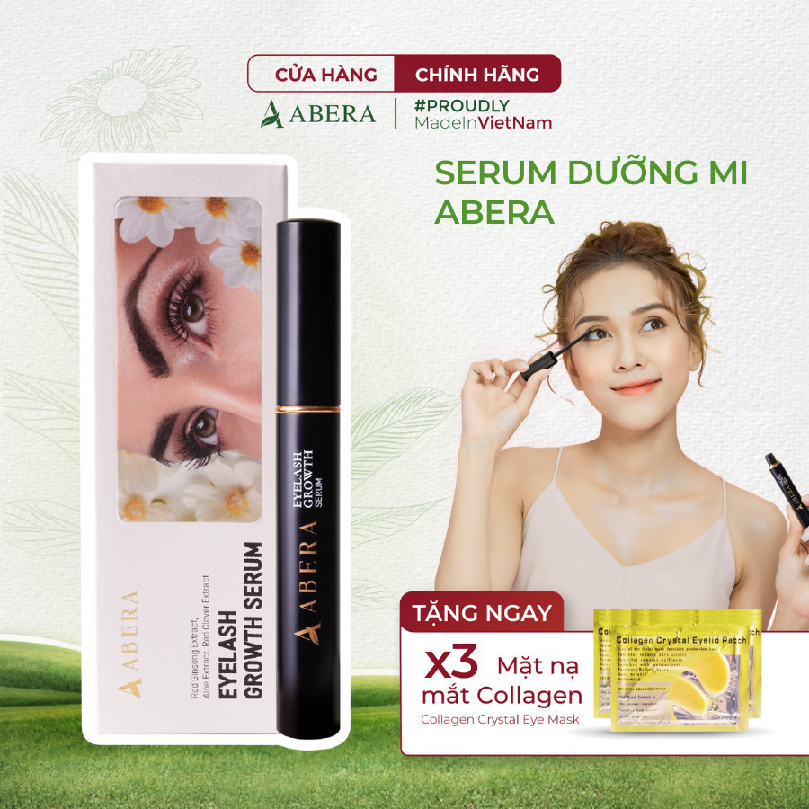 Serum Dưỡng Mi ABERA, Tinh Chất Dưỡng Mi Dài Và Dày, Cải Thiện Tình Trạng Mi Thưa, Dễ Gãy Rụng -  ha