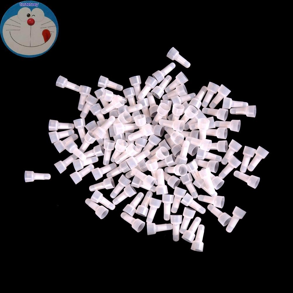 Tast 100 Chiếc Đóng Nắp Uốn Dây Điện Đầu Cuối Kết Nối AWG 16-14 EN