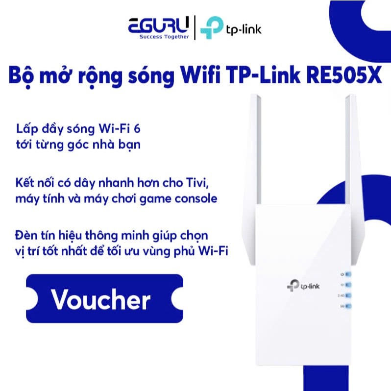 Bộ mở rộng sóng Wifi TP-Link RE505X/ RE315/RE305/RE205 | Bảo hành chính hãng