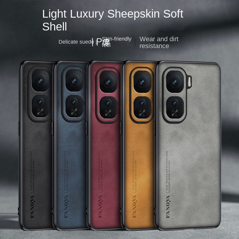 Ốp lưng da lộn thoải mái bằng da trơn cho IQOO Neo 10 Pro 9 8 VIVO IQOO 13 12 Pro 11 Pro IQOO Z9X Z9
