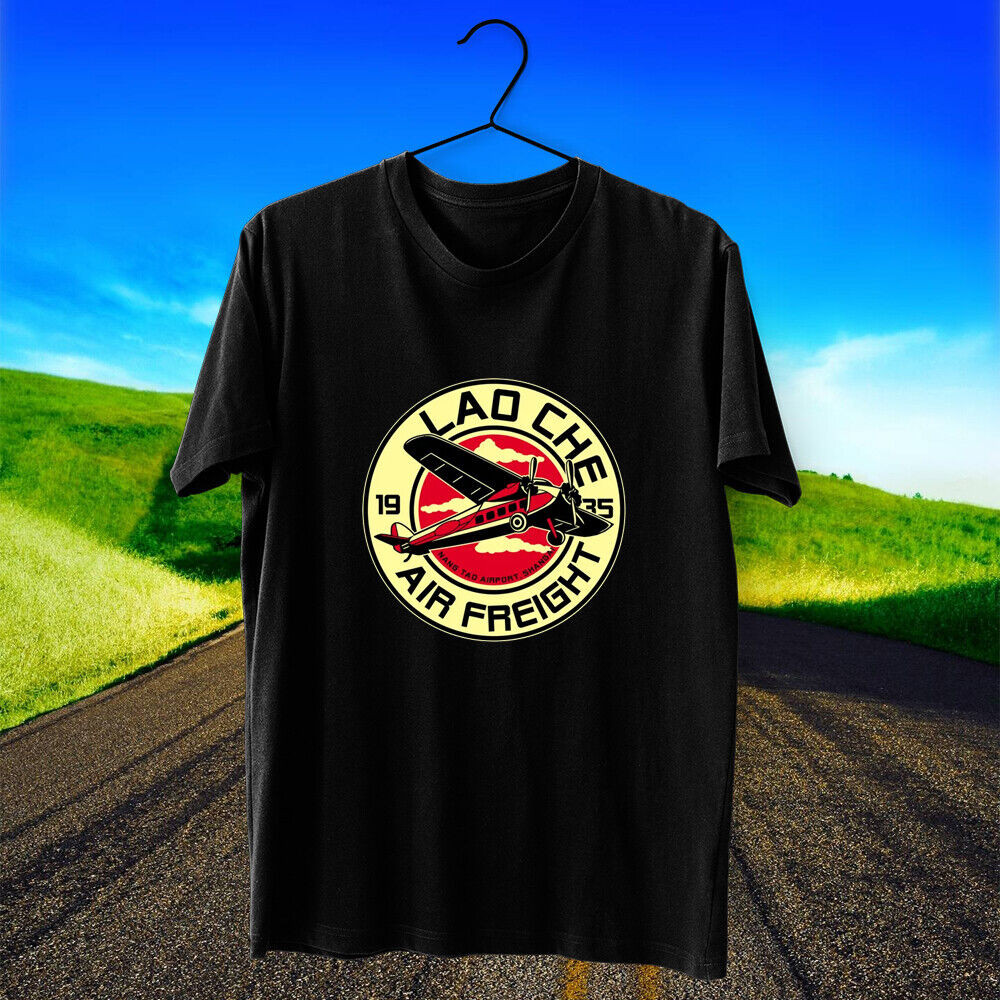 Áo thun Cotton Logo Lào Che Air Freight Classic Airlines